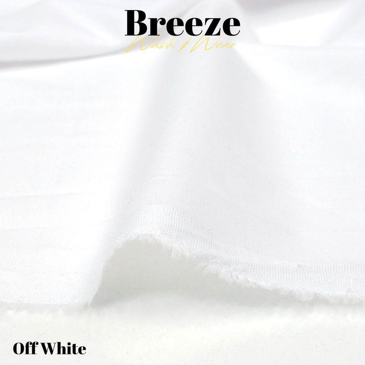 Breeze Premium Quality Wash and Wear (Off White) - Sultan Fabrics