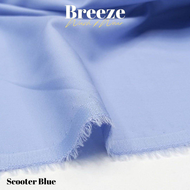 Breeze Premium Quality Wash and Wear (Scooter Blue) - Sultan Fabrics