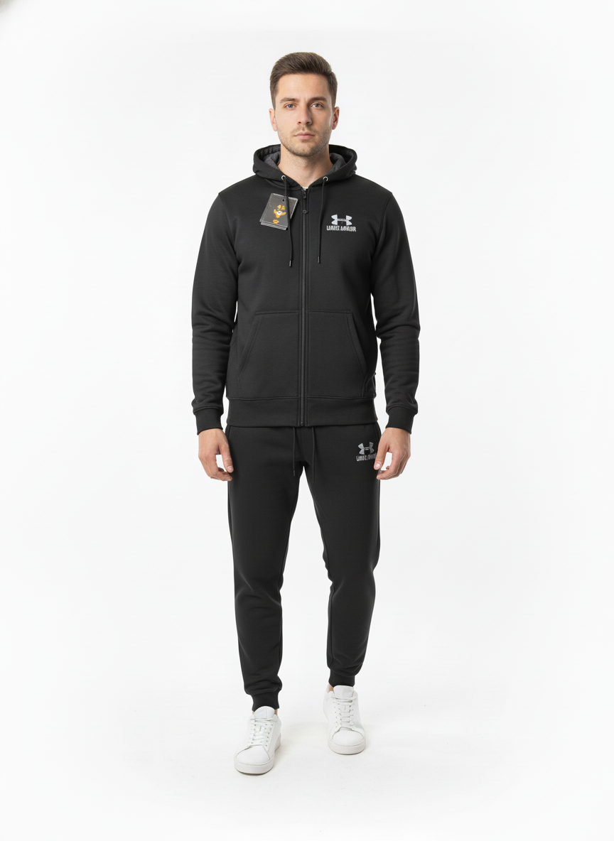 Under Armou Winter Pure Fleece Men's Zipper Tracksuit