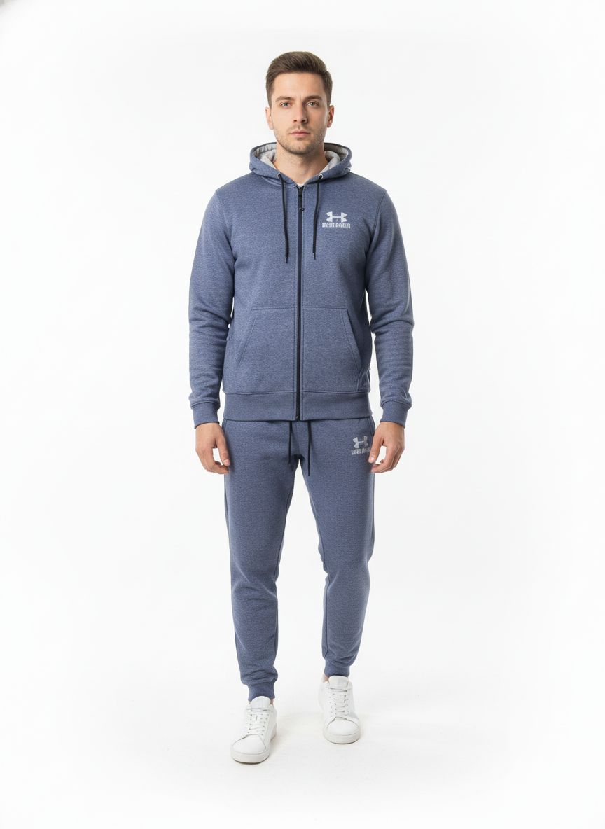 Under Armou Winter Pure Fleece Men's Zipper Tracksuit
