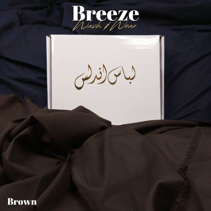 Breeze Premium Quality Wash and Wear (Brown) - Sultan Fabrics