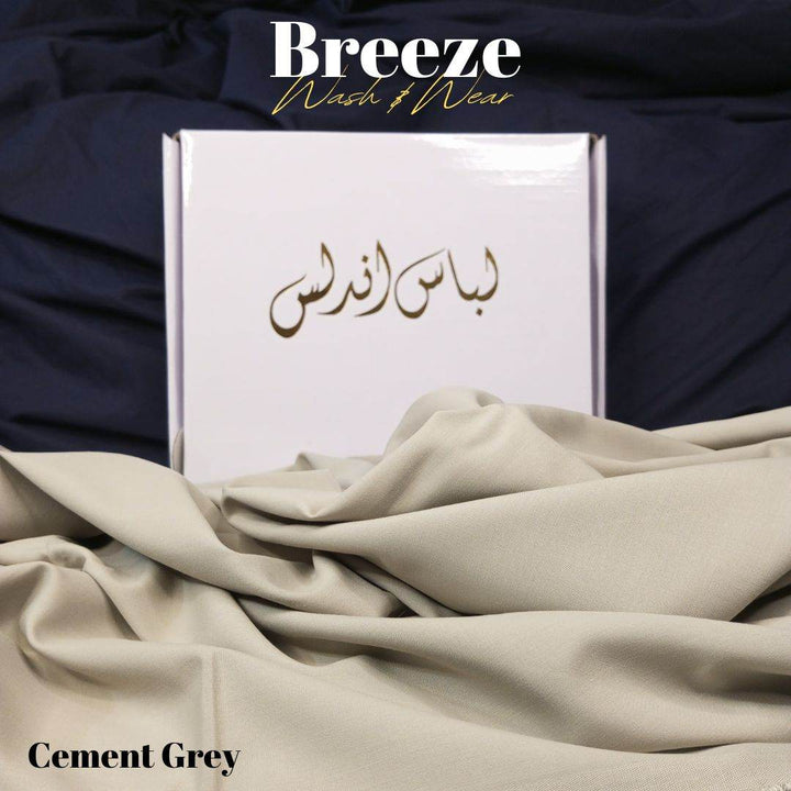 Breeze Premium Quality Wash and Wear (Cement Grey) - Sultan Fabrics