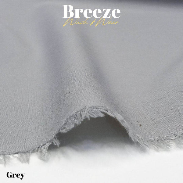 Breeze Premium Quality Wash and Wear (Grey) - Sultan Fabrics