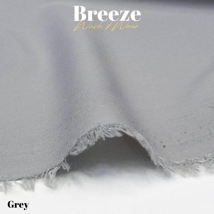 Breeze Premium Quality Wash and Wear (Grey) - Sultan Fabrics