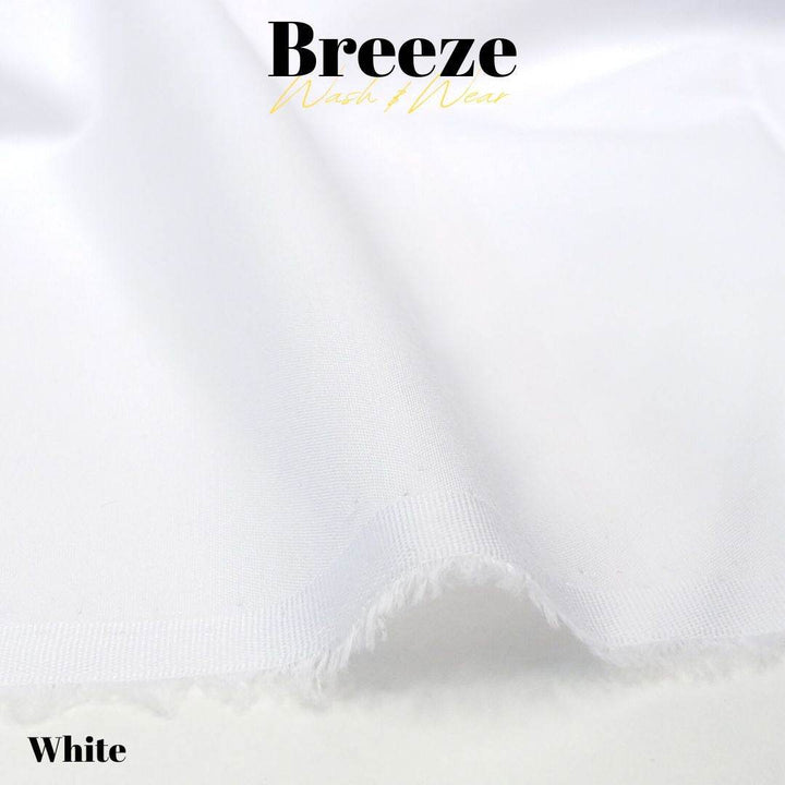 Breeze Premium Quality Wash and Wear (White) - Sultan Fabrics