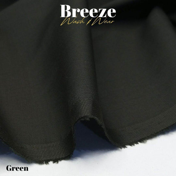 Breeze Premium Quality Wash and Wear (Green) - Sultan Fabrics