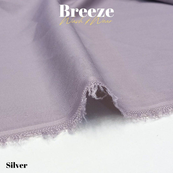 Breeze Premium Quality Wash and Wear (Silver) - Sultan Fabrics