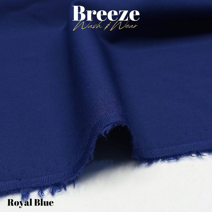 Breeze Premium Quality Wash and Wear (Royal Blue) - Sultan Fabrics