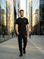 Adids Summer Jersey Tracksuit (Black)