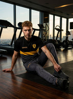 Ferrar Summer Dry-Fit Tracksuit (Black & Charocal)