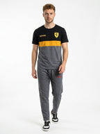 Ferrar Summer Jersey Tracksuit (Black & Gray)