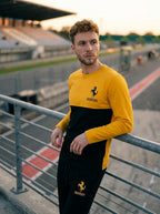 Ferrar Summer Jersey Tracksuit (Yellow & Black)
