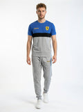 Ferrar Summer Jersey Tracksuit (Blue & Silver)