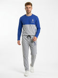 Ferrar Summer Jersey Tracksuit (Blue & Silver)