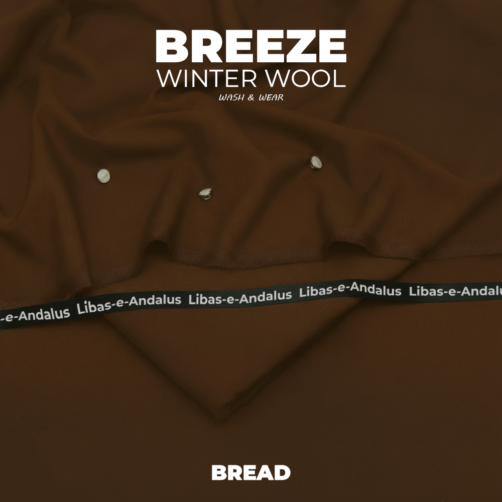 Breeze – Winter Wool Wash & Wear Fabric | Bread