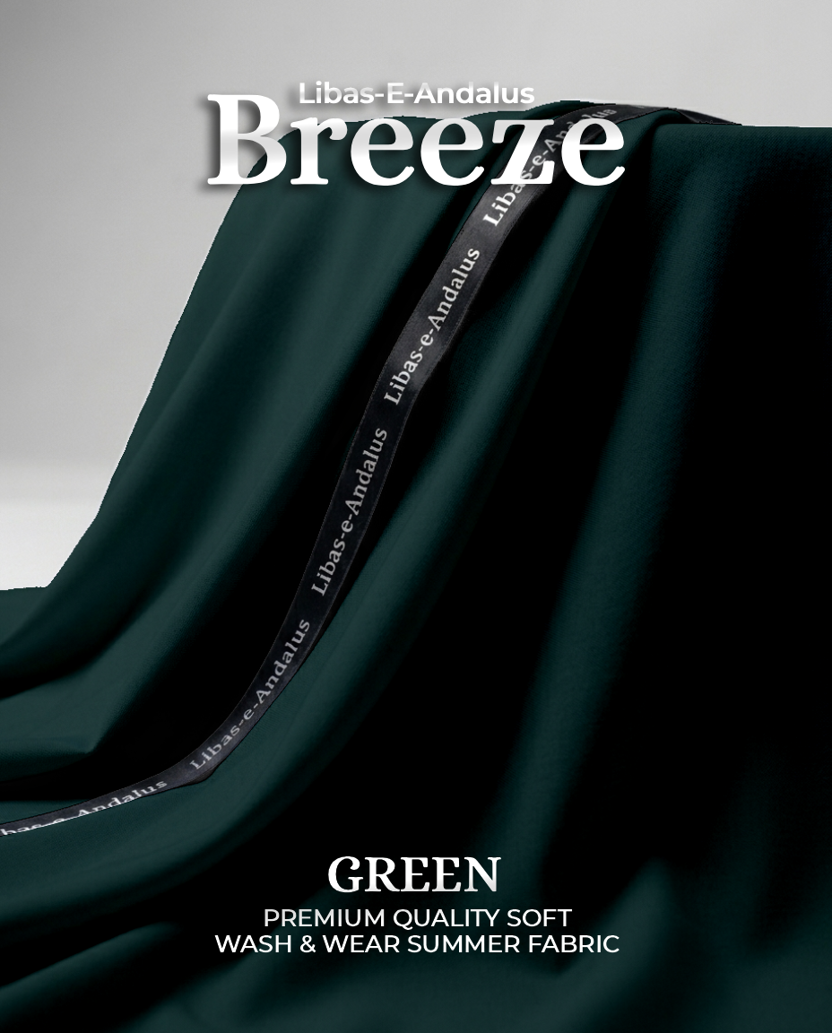 Breeze – Premium Tropical Wash & Wear Fabric | Green