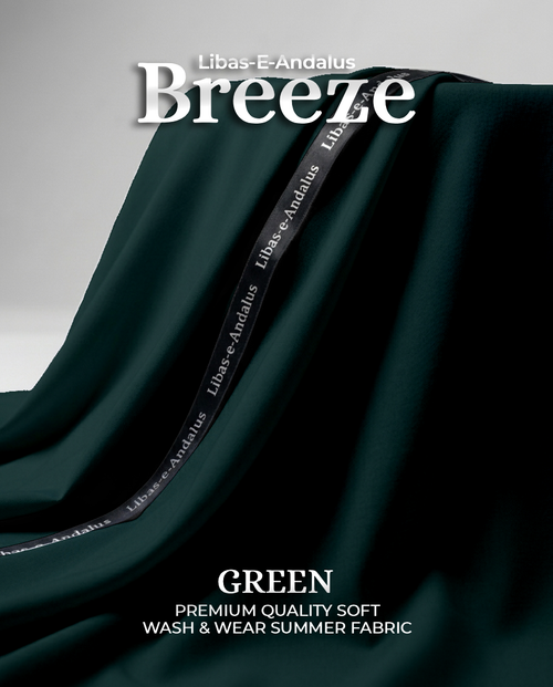 Breeze – Premium Tropical Wash & Wear Fabric | Green
