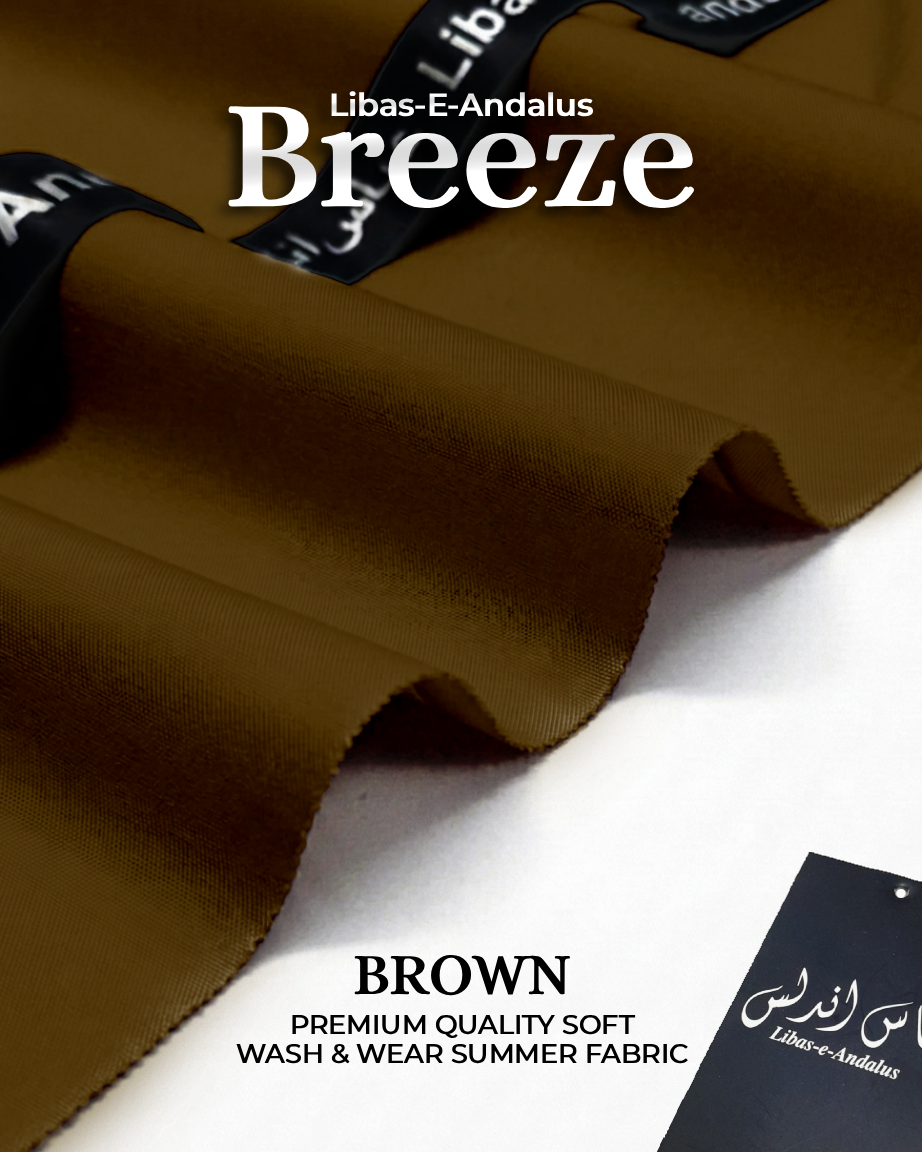 Breeze – Premium Tropical Wash & Wear Fabric | Brown