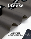 Breeze – Premium Tropical Wash & Wear Fabric | Greyish