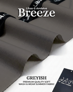 Breeze – Premium Tropical Wash & Wear Fabric | Greyish