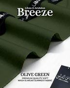 Breeze – Premium Tropical Wash & Wear Fabric | Olive Green