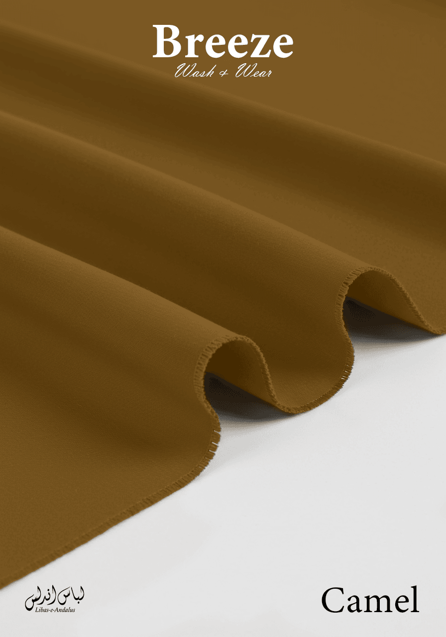Breeze – Premium Tropical Wash & Wear Fabric | Camel - Sultan Fabrics