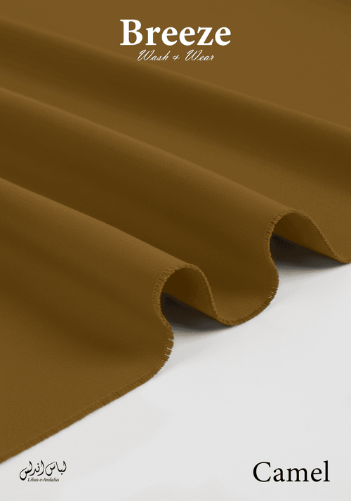 Breeze – Premium Tropical Wash & Wear Fabric | Camel - Sultan Fabrics
