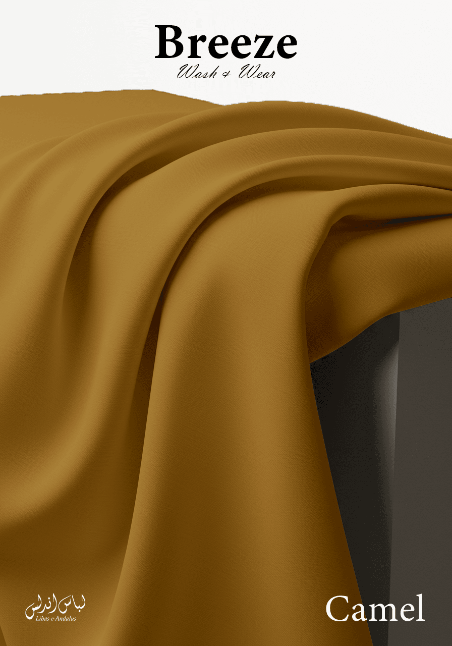 Breeze – Premium Tropical Wash & Wear Fabric | Camel - Sultan Fabrics