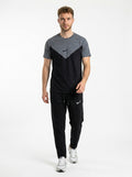 Nik Summer Jersey Tracksuit (Charcoal & Black)
