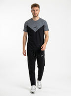 Nik Summer Jersey Tracksuit (Charcoal & Black)