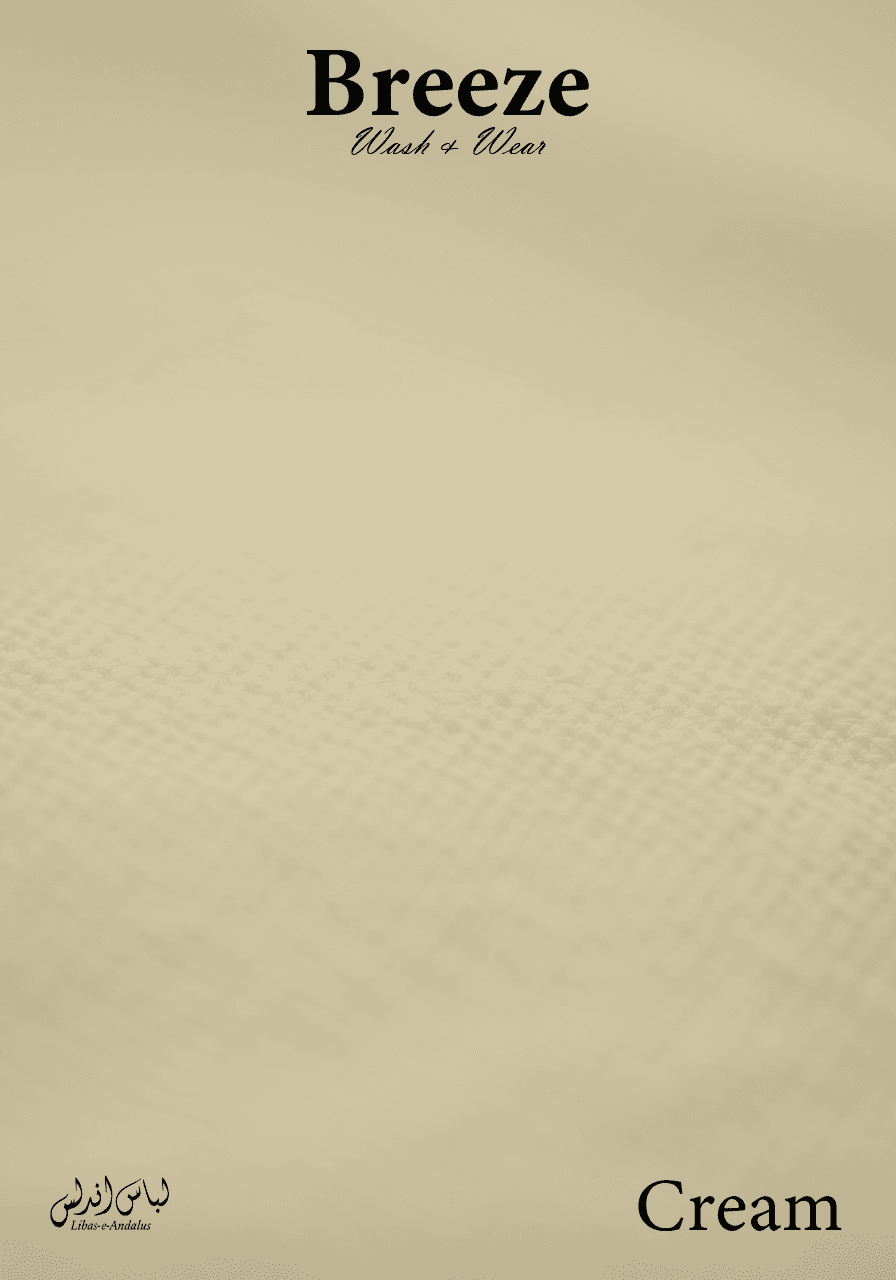 Breeze – Premium Tropical Wash & Wear Fabric | Cream - Sultan Fabrics