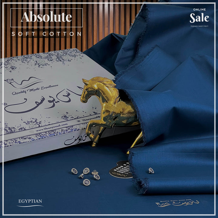 Absolute Soft Cotton Suit (Egyptian) - Sultan Fabrics