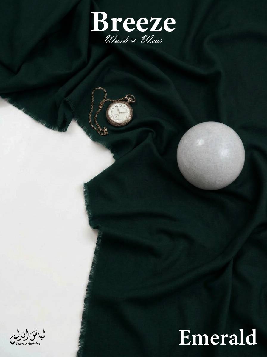 Breeze – Premium All Season Wash & Wear Fabric | Emerald