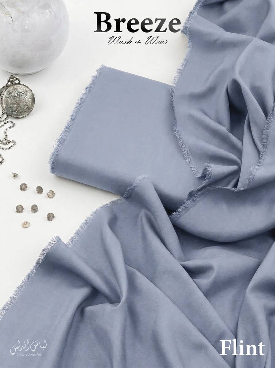 Breeze – Premium All Season Wash & Wear Fabric | Flint