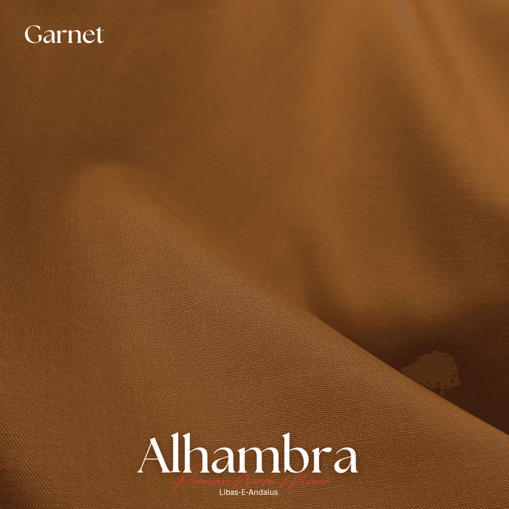 Alhambra Premium 4 Season Wash & Wear Suit (Garnet) 4-Meter - Sultan Fabrics