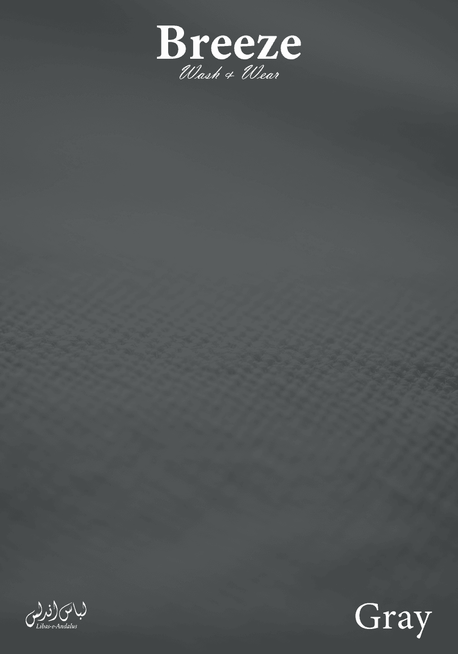 Breeze – Premium Tropical Wash & Wear Fabric | Gray - Sultan Fabrics