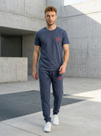 Adids Summer Jersey Tracksuit (Charcoal)