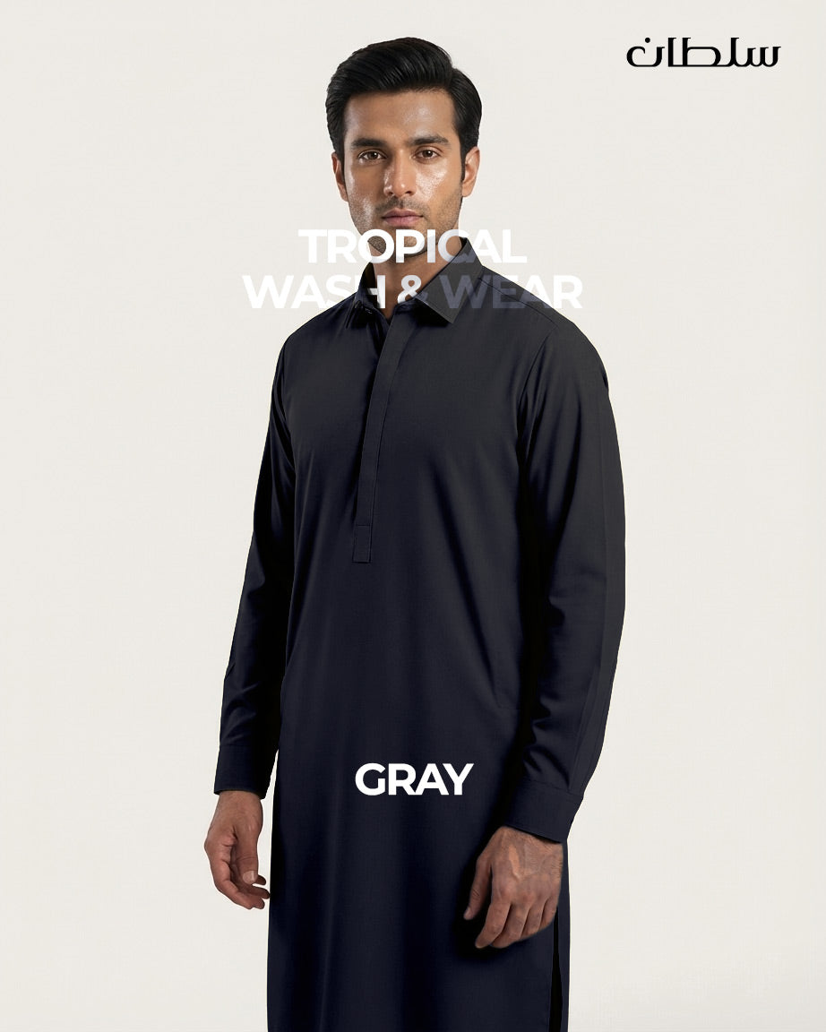 Sultan Tropical Wash & Wear (Gray)