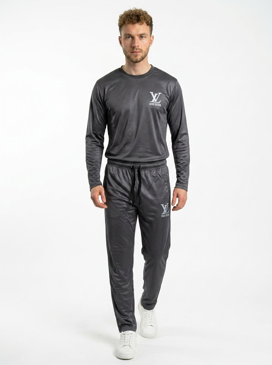 LV Summer Dry-Fit Tracksuit (Gray)