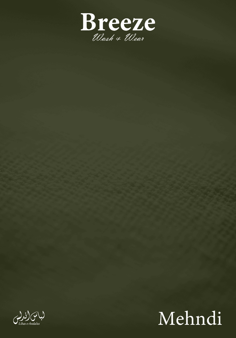 Breeze – Premium Tropical Wash & Wear Fabric | Mehndi - Sultan Fabrics