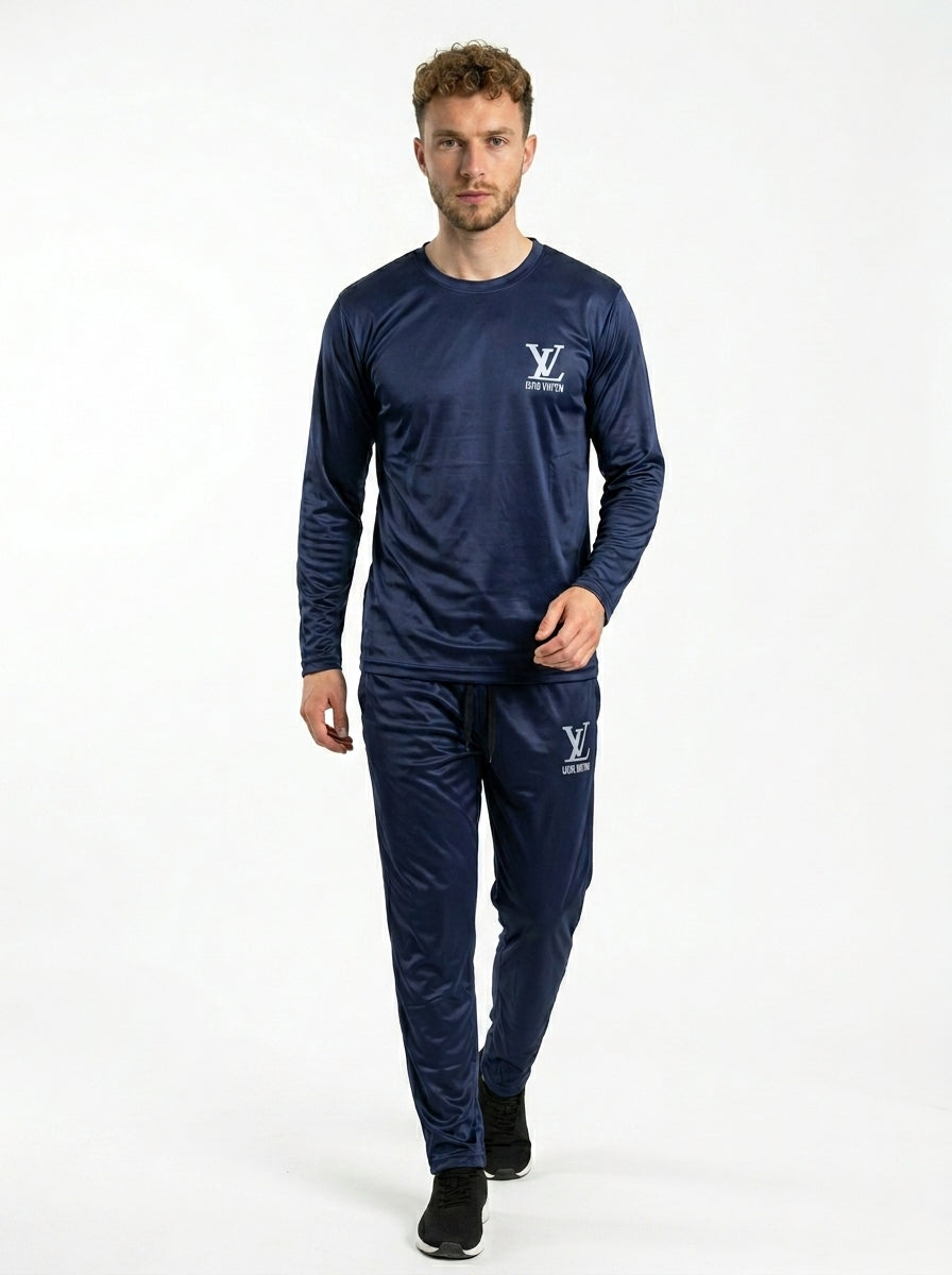 LV Summer Dry-Fit Tracksuit (Navy)