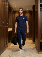 Adids Summer Jersey Tracksuit (Navy)