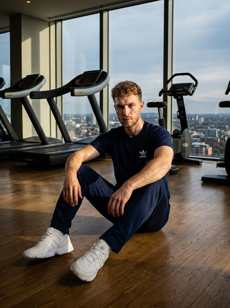 Adids Summer Jersey Tracksuit (Navy)