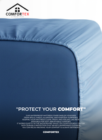 Comfortex Water Proof Mattress Protector | King Size | Blue