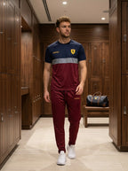 Ferrar Summer Dry-Fit Tracksuit (Navy & Maroon)