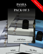 Pasha Premium Pack Of 3 Suits