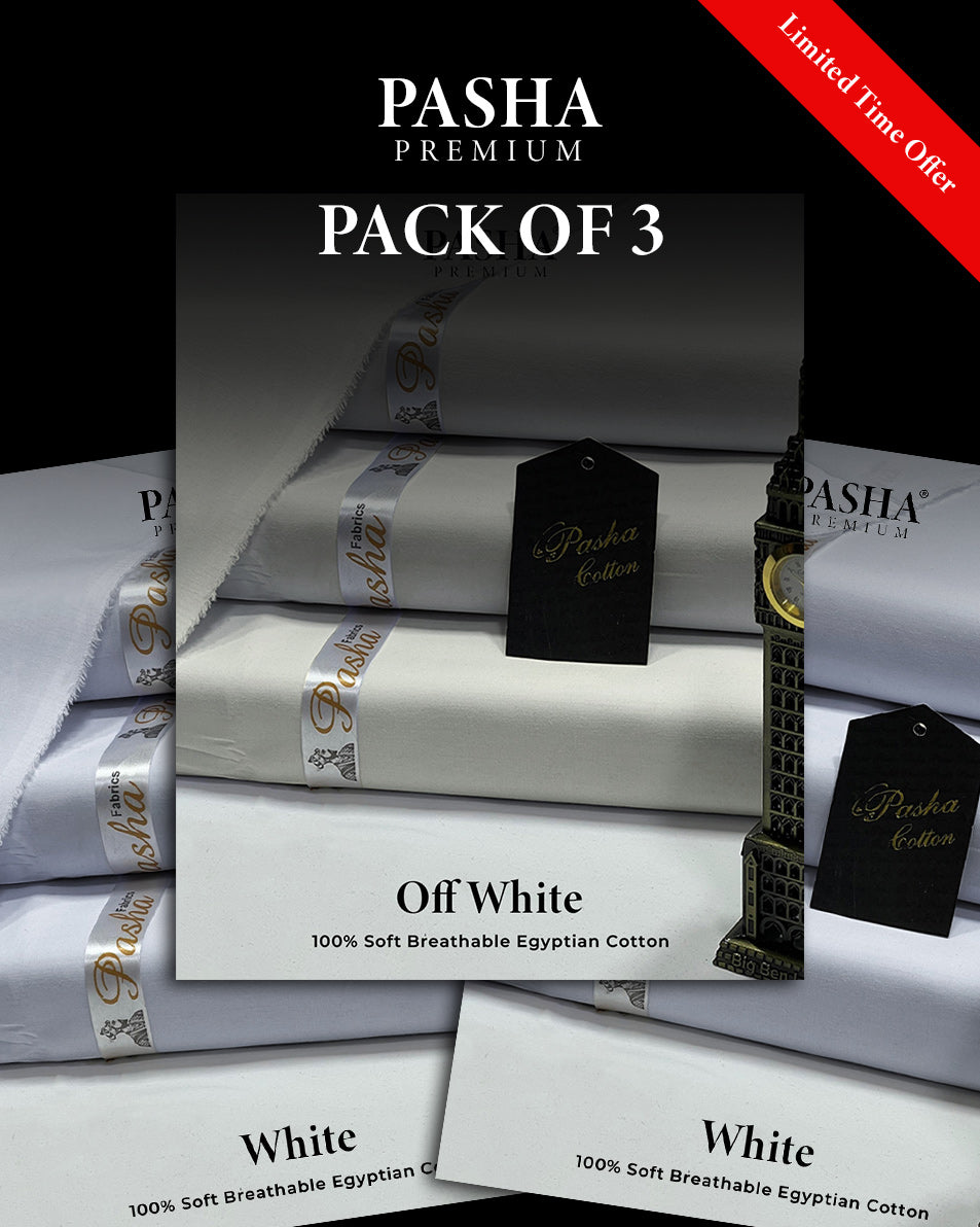 Pasha Premium Pack Of 3 Suits