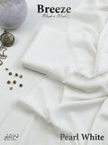 Breeze – Premium All Season Wash & Wear Fabric | Pearl White
