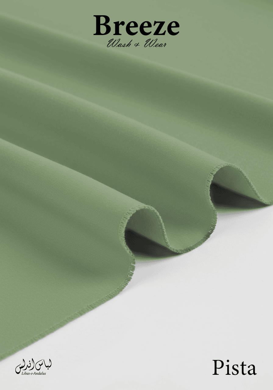 Breeze – Premium Tropical Wash & Wear Fabric | Pista - Sultan Fabrics