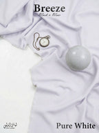 Breeze – Premium All Season Wash & Wear Fabric | Pure White